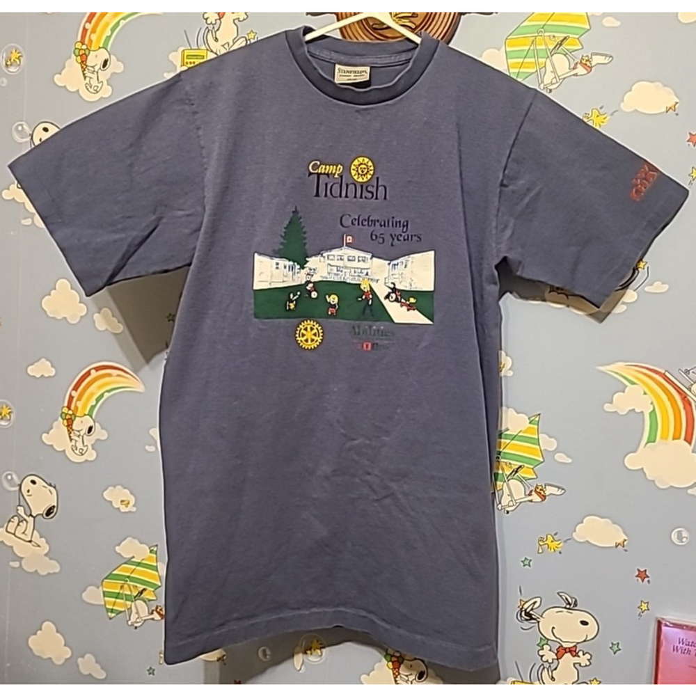 Vintage Camp Tidnish Celebrating 65 Years TShirt Size Medium Made In Canada 2002